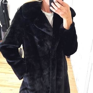 Size small, faux fur jacket, new with tags
